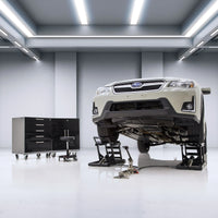 Hydraulic Car Lift with Ramp - 3,000 Lb. per Pair Capacity