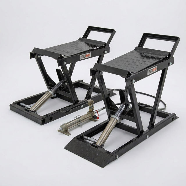 Hydraulic Car Lift with Ramp - 3,000 Lb. per Pair Capacity — Studio Shot